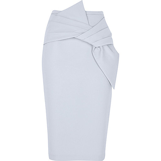 cream knitted dress river island,jacques-vertuk Ladies Jackets And Coats Blue bow front pencil skirt Midi Skirts Skirts women