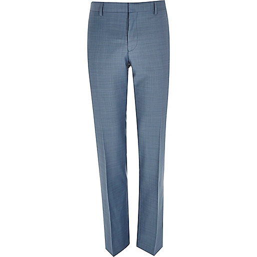 river island mens slippers,jacques-vertuk Dresses Online Blue cross-hatch wool-blend slim suit trouser Suits Sale men