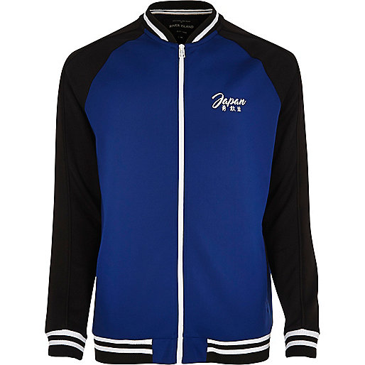 jacques-vertuk Blue eagle embroidered bomber jacket 297523 men Hoodies / Sweatshirts