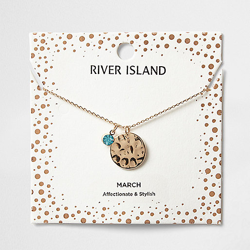 river island dress gold,Tops jacques-vertuk Clothing Blue gem March birthstone necklace Necklaces Jewelry women