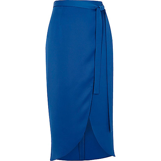 river island oversized slouch bag,jacques-vertuk UK Blue high shine wrap midi skirt women 699676