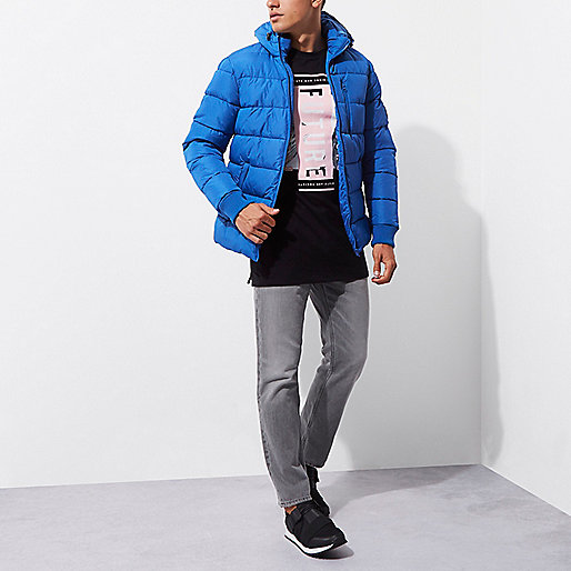 river island white espadrille wedges,jacques-vertuk Uae Online Blue hooded puffer jacket Jackets Coats / Jackets men