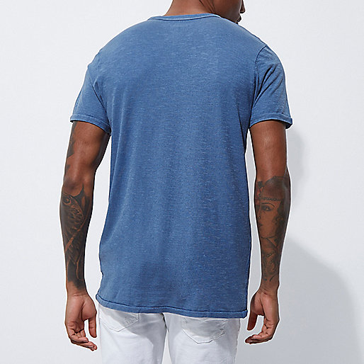 denim bag river island,jacques-vertuk Online Blue Jack & Jones Vintage print T-shirt men 301005