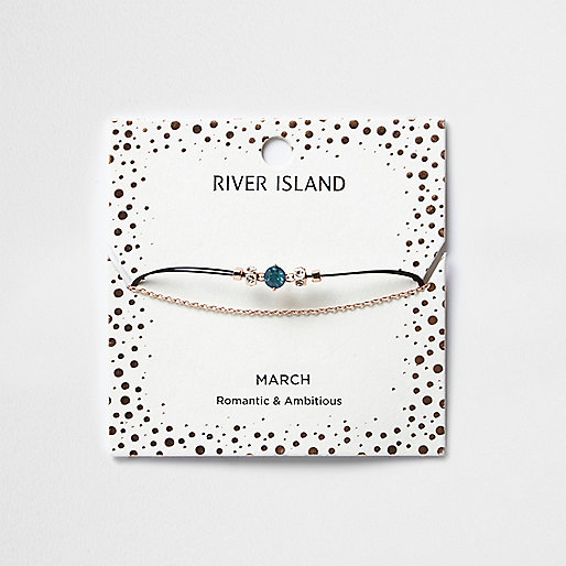 river island petite skinny jeans,jacques-vertuk Online Blue March birthstone chain bracelet women 699705