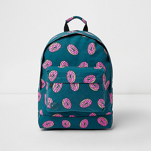 jacques-vertuk Blue Mi-Pac doughnut print backpack 303103 men Bags Backpacks