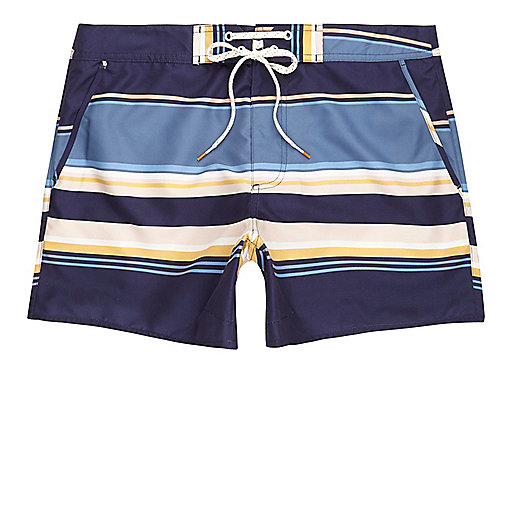 asos river island shoes,jacques-vertuk Jeans Ireland Blue multi stripe swim trunks Shorts Sale men