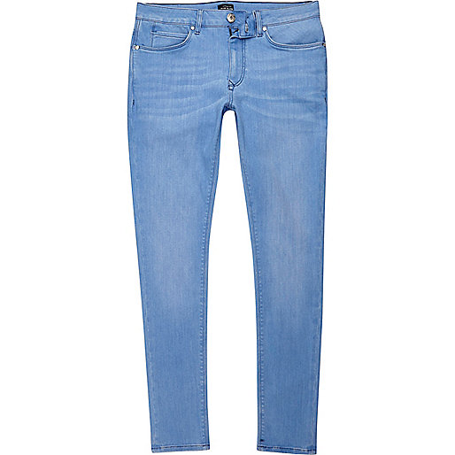 jacques-vertuk Blue Ollie super skinny spray on jeans 301422 men Jeans Spray On