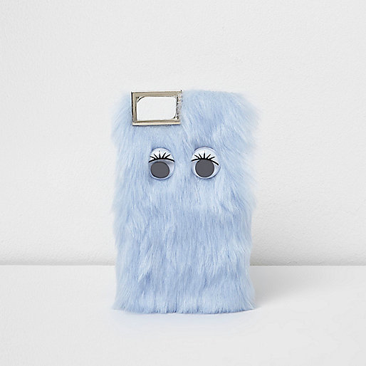 river island snaffle loafers,jacques-vertuk South Africa Blue Skinny Dip fluffy faux fur iPhone case women 701710