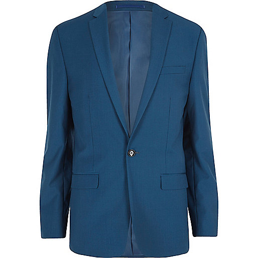 jacques-vertuk Blue slim fit suit jacket 299117 men Seasonal Offers