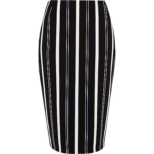 womens black river island trainers,jacques-vertuk Shirts Online Blue stripe midi pencil skirt Seasonal Offers Sale women