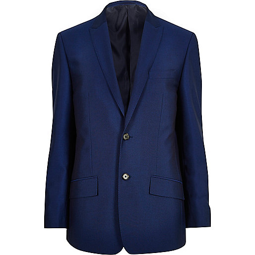 white river island trainers,New Season jacques-vertuk Blue tailored suit jacket Seasonal Offers Sale men