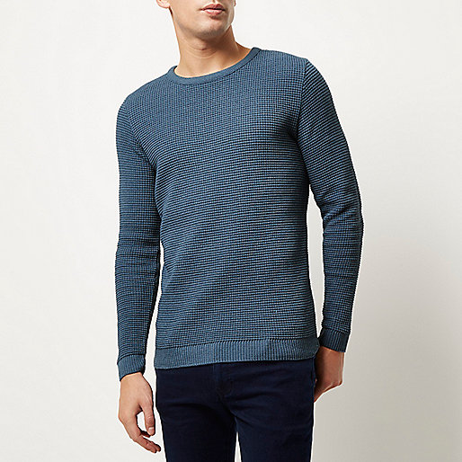 river island slip dress,jacques-vertuk UK Blue textured waffle sweater men 291417