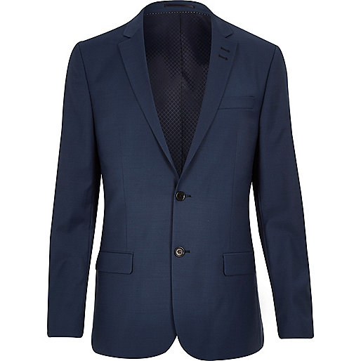 jacques-vertuk Blue wool blend slim suit jacket 279983 men Suits