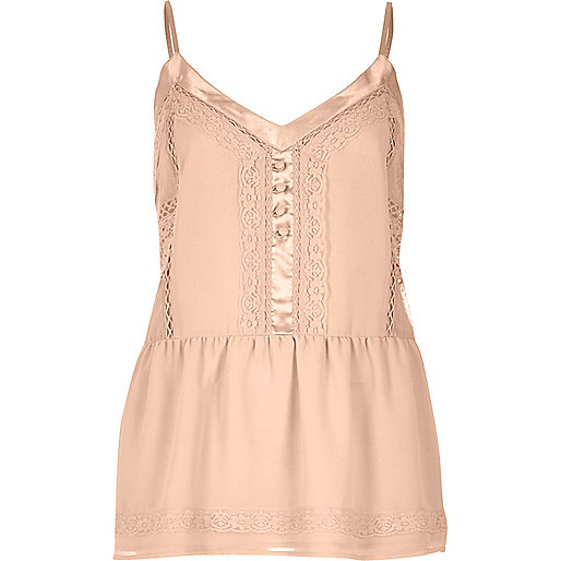 river island knitted wrap dress,jacques-vertuk Dress Pink Blush pink lace peplum cami top Tops Sale women