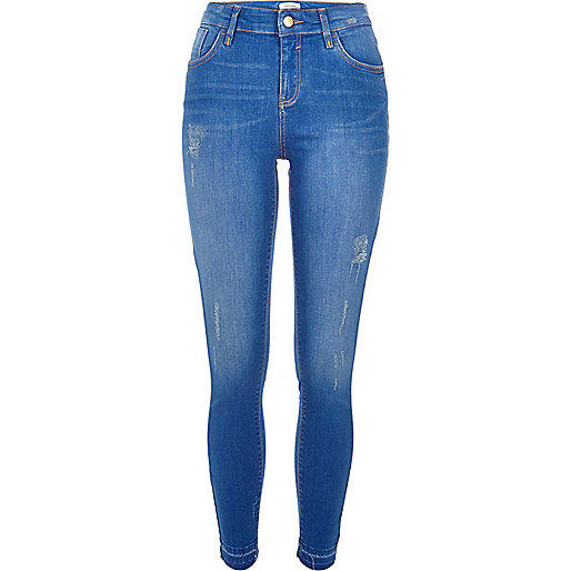 jacques-vertuk Bright blue wash Amelie super skinny jeans 695733 women Jeans Skinny Jeans