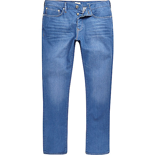 jacques-vertuk Bright blue wash Dylan slim fit jeans 290766 men Jeans