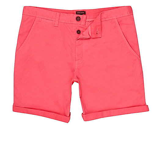 river island leopard print top,jacques-vertuk Official Website Bright red red rolled hem chino shorts Smart Shorts Shorts men