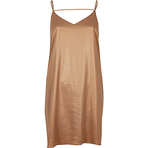 jacques-vertuk Bronze slip dress 693380 women Dresses