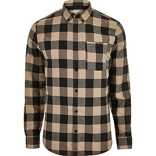 river island uk sale womens,Www jacques-vertuk Uk Brown check flannel shirt Shirts Sale men