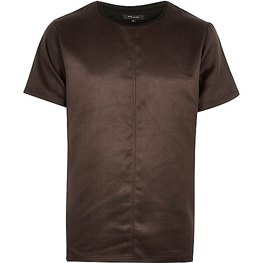 river island tea dress,jacques-vertuk Online Polska Brown faux suede t-shirt T-Shirts / Tanks Sale men