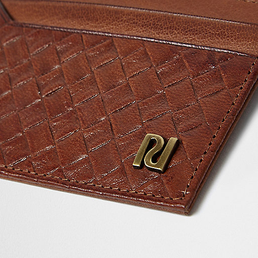 river island mini sale,jacques-vertuk UK Sale Brown lattice panel card holder men 299652