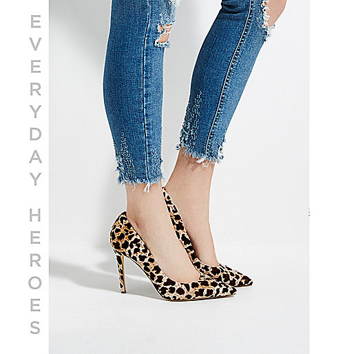 spray on skinny ollie jeans,jacques-vertuk Shop Brown leopard print velvet pumps women 698023