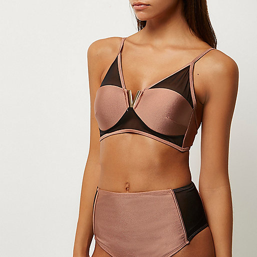 river island ladies sale jackets,jacques-vertuk Internet Shopping Brown mesh bikini top Bikinis Sale women