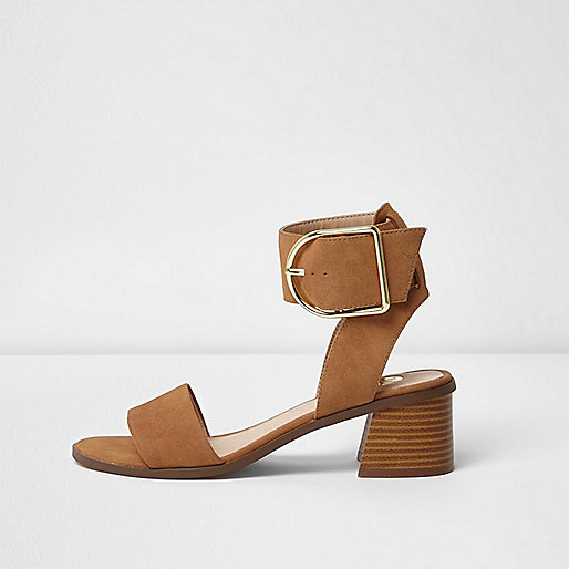 jacques-vertuk Brown oversized buckle sandals 697871 women Shoes / Boots Sandals