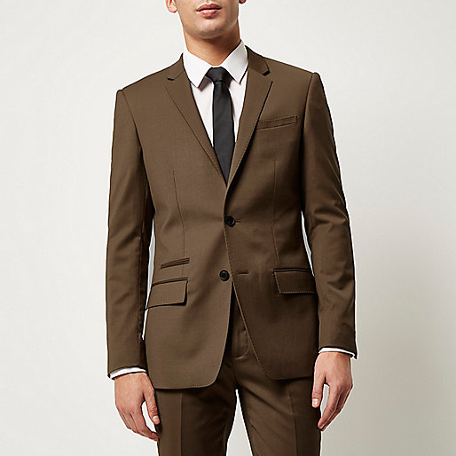 river island plus dresses,White Trouser Suit jacques-vertuk Brown skinny suit jacket Suits Sale men