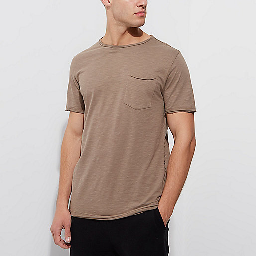 river island jeans sale,Ladies jacques-vertuk Sale Brown slim fit pocket T-shirt T-shirts T-Shirts / Tanks men