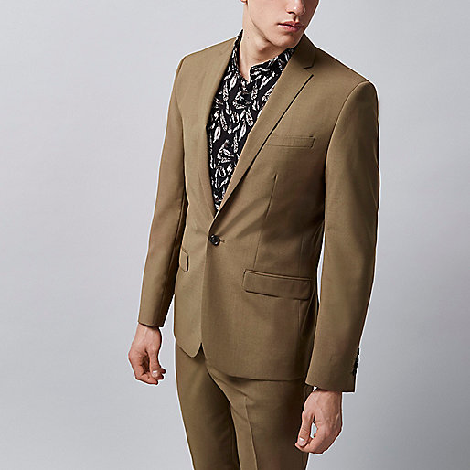 river island london bag,jacques-vertuk Please Brown slim fit suit pants Suits Sale men