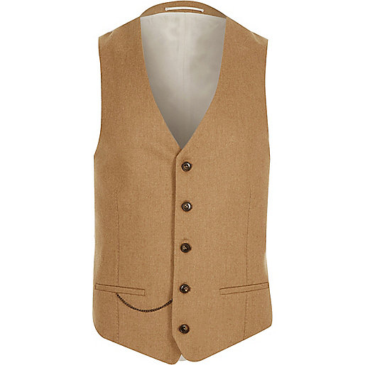 river island dress size,jacques-vertuk UK Brown slim suit vest men 286649