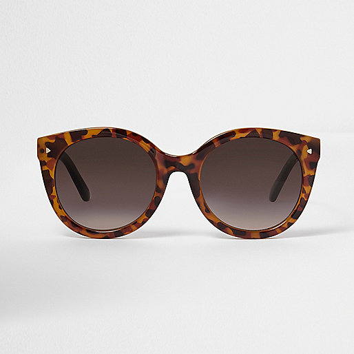 river island silver top,jacques-vertuk UK Brown tortoiseshell cat eye sunglasses women 695359