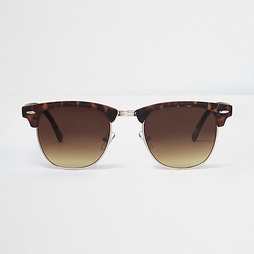 jacques-vertuk Brown tortoiseshell retro sunglasses 298590 men Sunglasses Retro Sunglasses