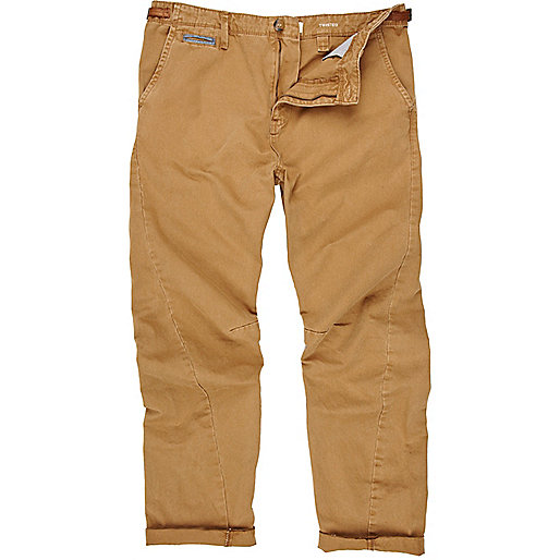 jacques-vertuk Brown twist seam pants 259878 men Trousers