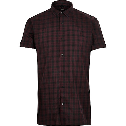 river island blue belted spot dress,jacques-vertuk South Africa Burgundy check slim fit shirt men 292766