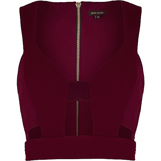 large cross body bags river island,jacques-vertuk South Africa Burgundy cut-out crop top women 684839