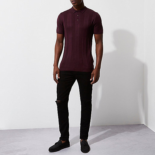 river island sequin slip dress,jacques-vertuk Ladies Black Trousers Burgundy rib knit short sleeve polo shirt Polo Shirts men