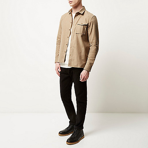 river island white espadrilles,jacques-vertuk Shirts Womens Camel flannel minimal overshirt Shirts Sale men