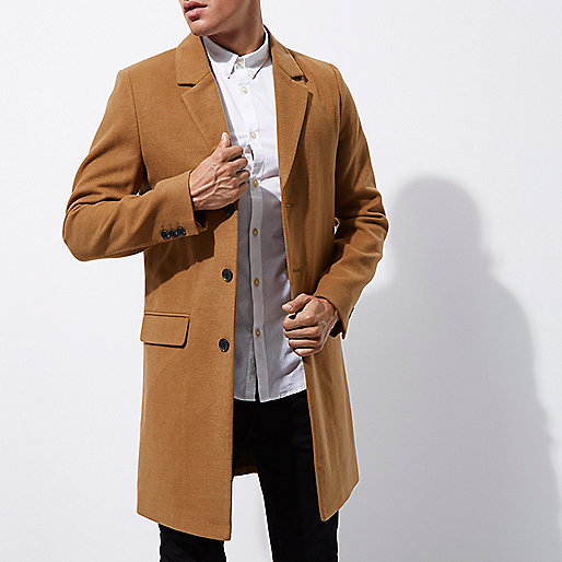 river island trench coat sale,Island Shop Uk Camel smart overcoat Coats Coats / Jackets men