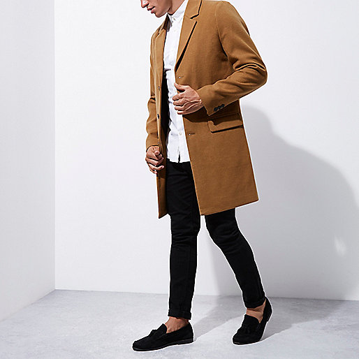 river island trench coat sale,Island Shop Uk Camel smart overcoat Coats Coats / Jackets men