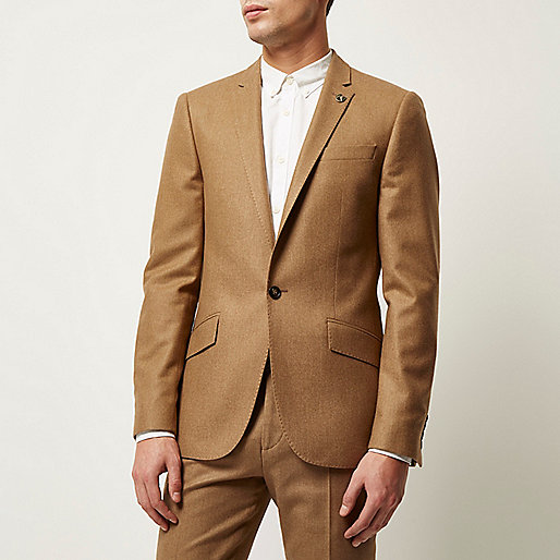 high waisted black jeans river island,jacques-vertuk Shop Camel wool-blend skinny suit jacket men 292276