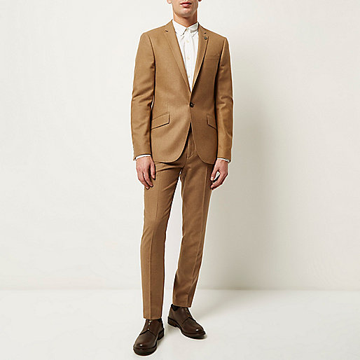 high waisted black jeans river island,jacques-vertuk Shop Camel wool-blend skinny suit jacket men 292276