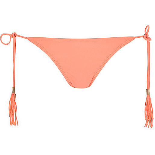 jacques-vertuk Coral fringed bikini bottoms 672361 women Bikinis