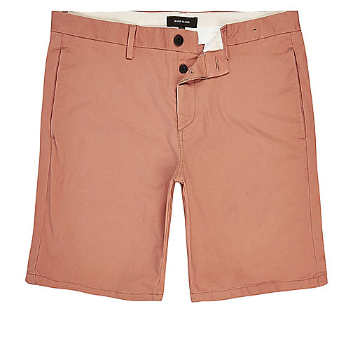 river island female trainers,jacques-vertuk Online Coral slim fit chino shorts men 294923