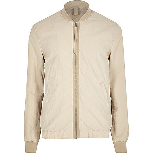 river island beige monogram bag,jacques-vertuk Online Application Cream contrast tape bomber jacket Coats / Jackets Sale men