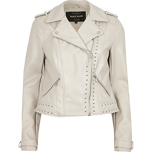 river island black strappy dress,jacques-vertuk Shop Sale Cream faux leather studded biker jacket Coats / Jackets Sale women