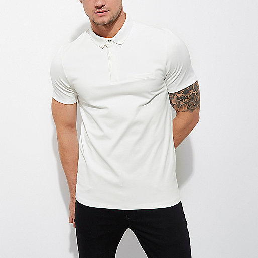 river island harper jeans,Clothes From jacques-vertuk Cream slim fit short sleeve polo shirt Polo Shirts men