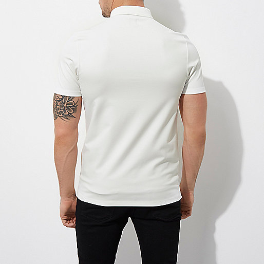 river island harper jeans,Clothes From jacques-vertuk Cream slim fit short sleeve polo shirt Polo Shirts men