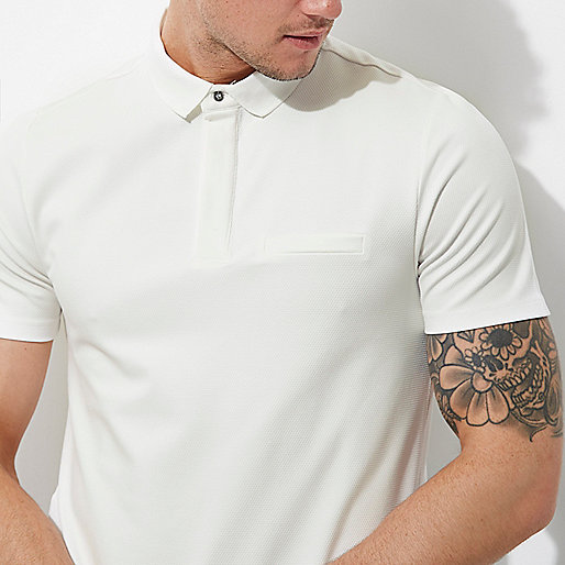 river island harper jeans,Clothes From jacques-vertuk Cream slim fit short sleeve polo shirt Polo Shirts men